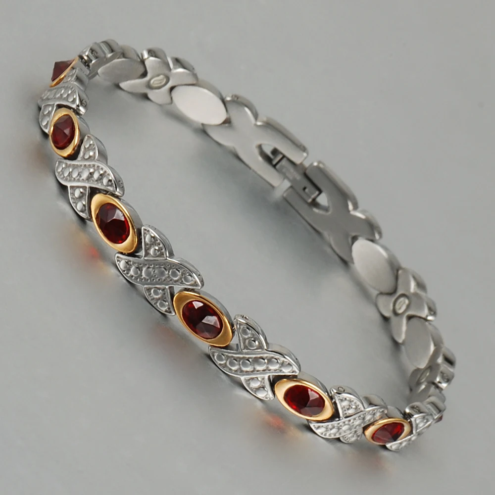 

Energinox 3161 stainless steel bracelet with stone, As photo or customized