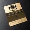 Gold mirror metal business cards custom mirror stainless steel cards