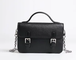 2020 Popular Ladies Genuine Leather women handbag with chain