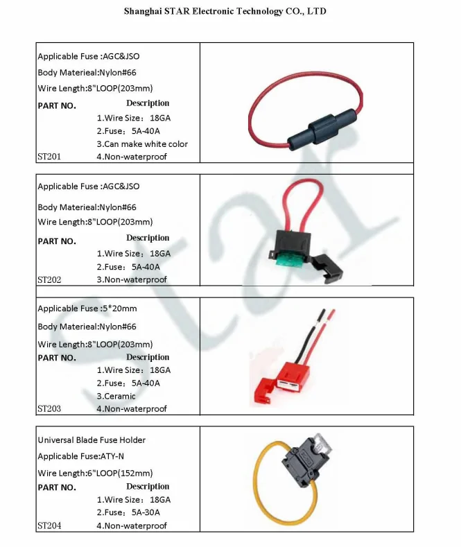 Auto Fuse Tap Relay 32v 48v 58v 80v 63v Car Atc Ato Atm Micro Mini