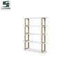 With Good Price Bookcase Wood Paper Corner Bookshelf