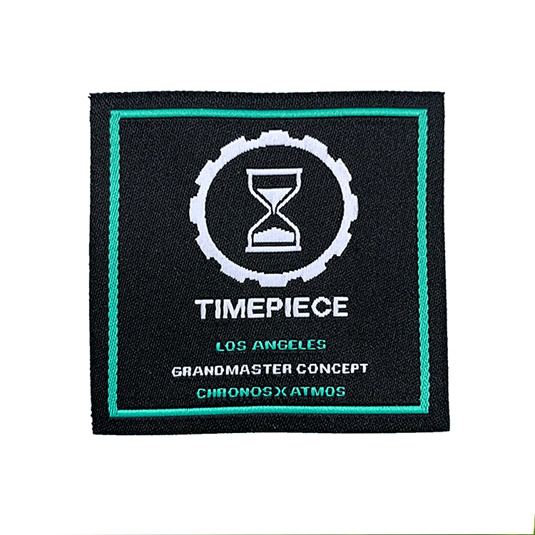 

Custom high quality damask woven clothing label for clothing, More than 1000 color to choice