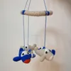 Crochet friendly baby plane mobiles