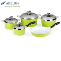 

die cast aluminum 8 piece cookware set