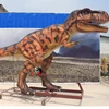 4m orange mechanical dinosaur model with movement simulation