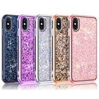 

New Fashion Bling Bling Glitters Mobile Phone Case,for iphone X Case Cover