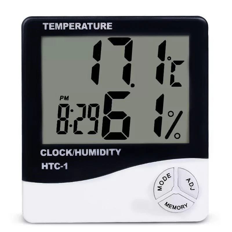 Indoor digitale temperatuur-vochtigheidsmeter/hygrometer/digitale thermometer HTC-1