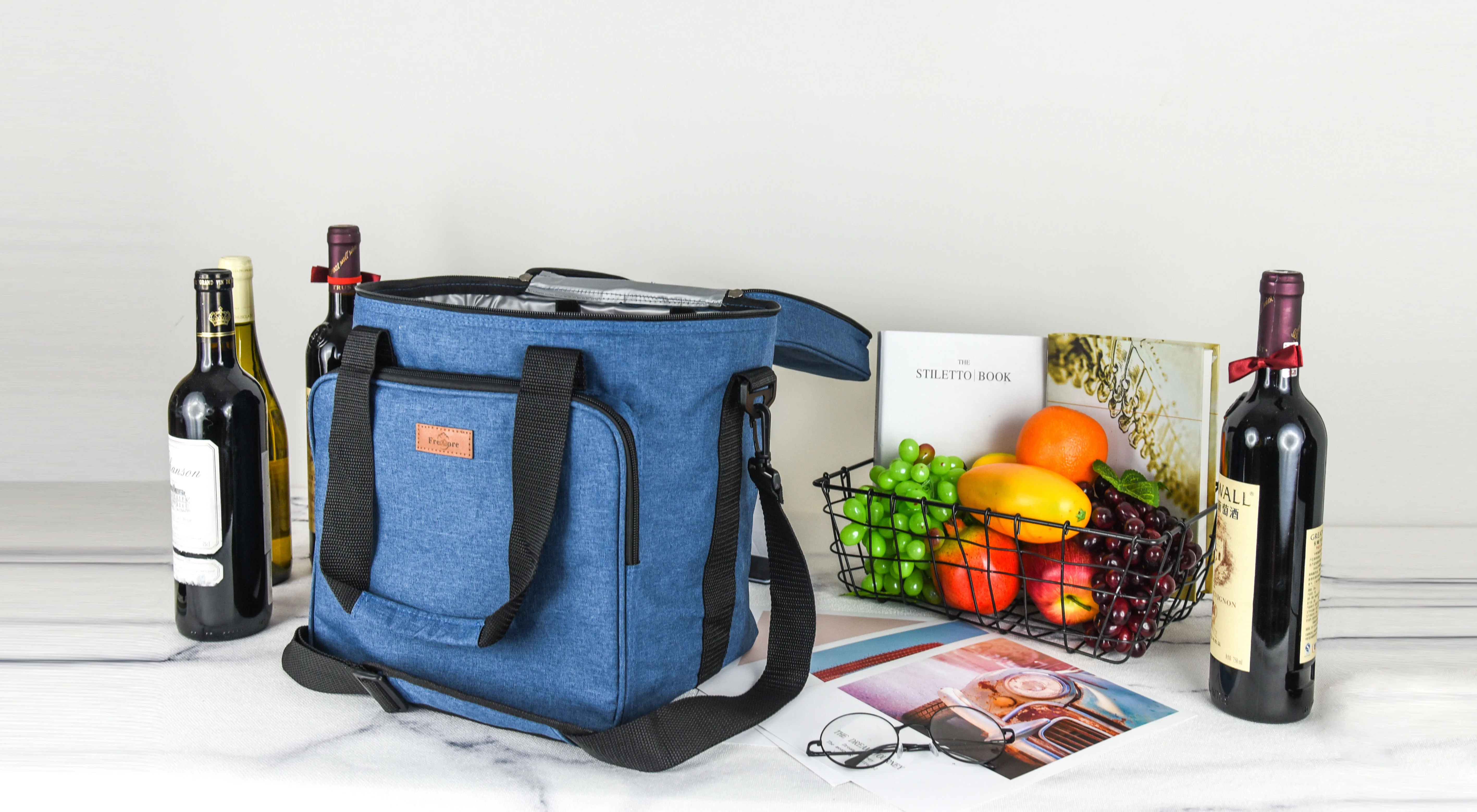 Perfect Wine Lover Gift Insulated Leakproof Padded 6 Bottles Red Wine