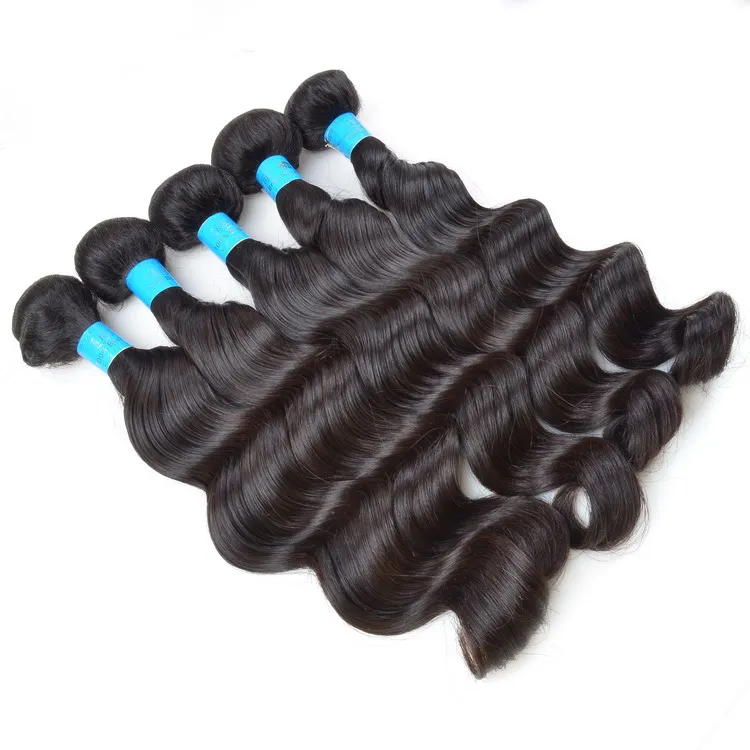 

KBL best quality Brazilian virgin remy human hair 100 human hair, Hair weave color #4;100 human hair