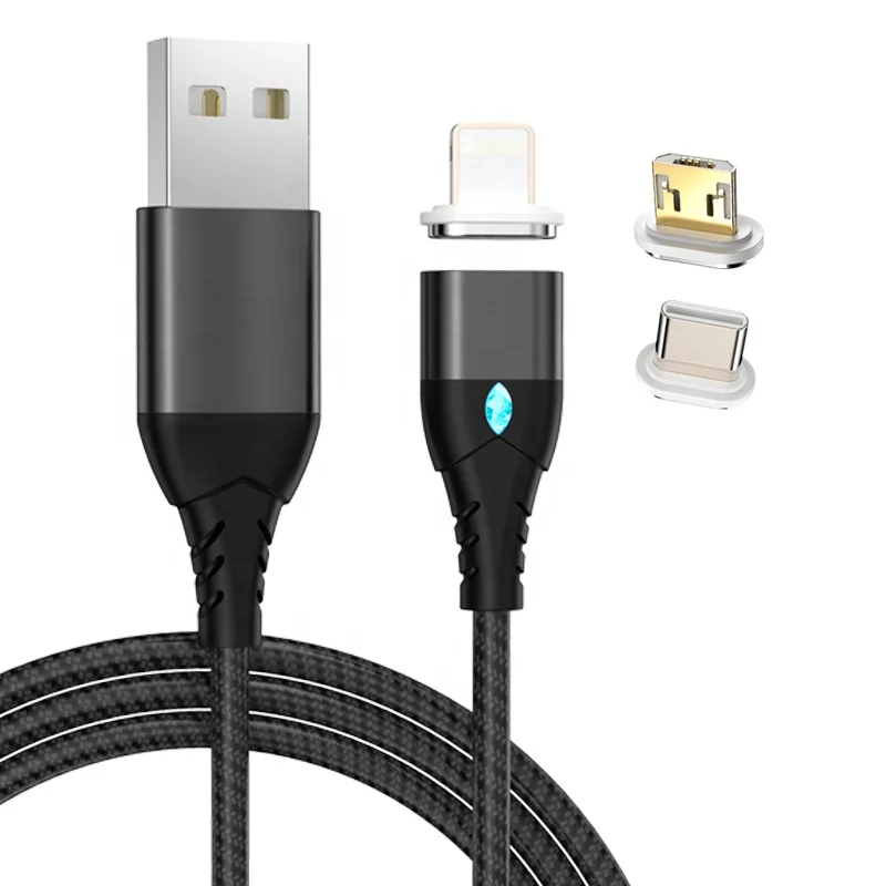 

Tongyinhai factory Fast Charging Data Cable For Iphone Micro Usb Type-C Mobile Phone Magnetic cable