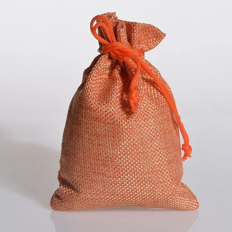 2700301b Eco Friendly Linen Dust Bag Jute Small Coffee Coin Jewelry ...