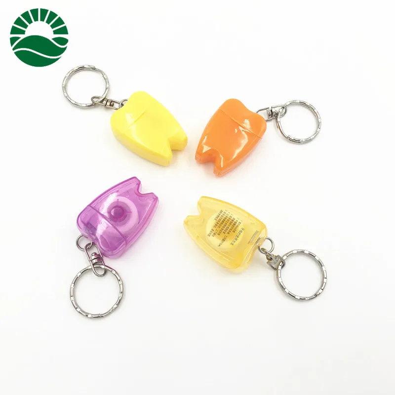 
Keychain Tooth Shaped Dental Floss 
