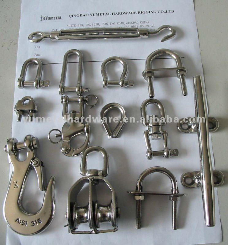 Stainless Steel Hardware Rigging  Shackle
