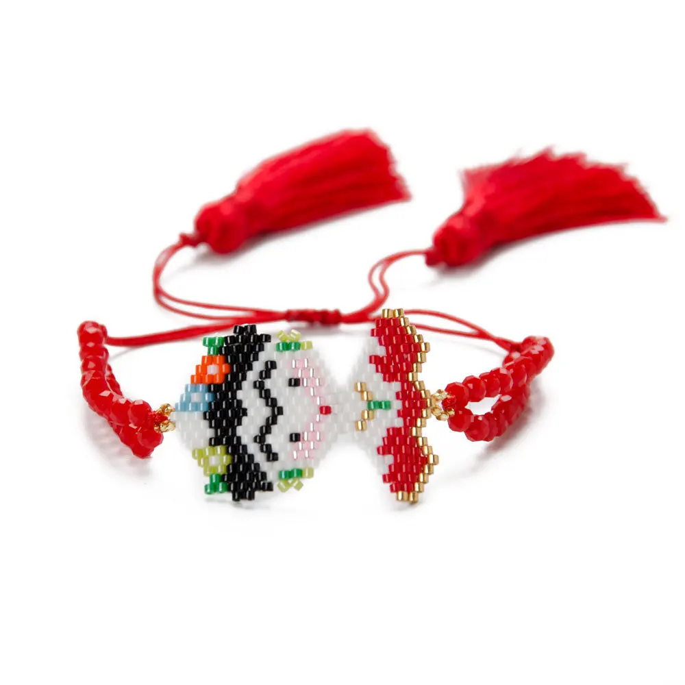 

Miyuki Frida Bead Bracelet Set wrap charm bracelet for women girl, Please check the color options