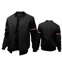 

Three Color thin bomber coat Mens Zipper jacket