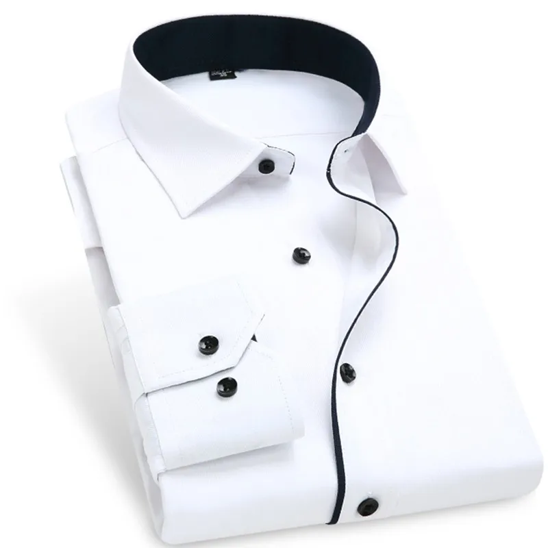 Mans Regular Fit Long Sleeve Dress 