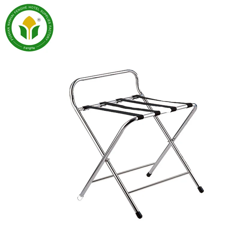 
Wholesale stainless steel luggage stand luggage rack for hotels 