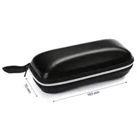 

Hot sale sunglasses case soft PU leather bags cheap zipper cases for glasses