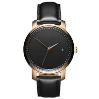 

OEM/ODM watch factory hot selling custom logo branded colourful leather minimalist casual wrist woman watch 2017