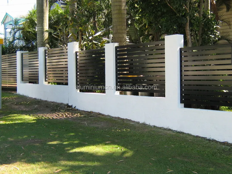 Aluminum Louver Fence Panels,Privacy Fence Aluminum Black No Dig