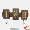 wooden room number tap decorative wall hooks for coat