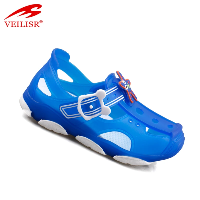 
Outdoor summer beach jelly shoes children PVC sandals kids clogs 