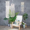Cotton boho wall hanging leaves pattern handicraft wall hanging