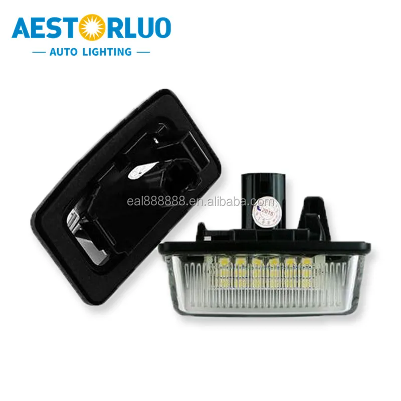 wireless license plate SMD White LED Direct Replace License Plate Light 6500k hot sale china supplier number license plate light
