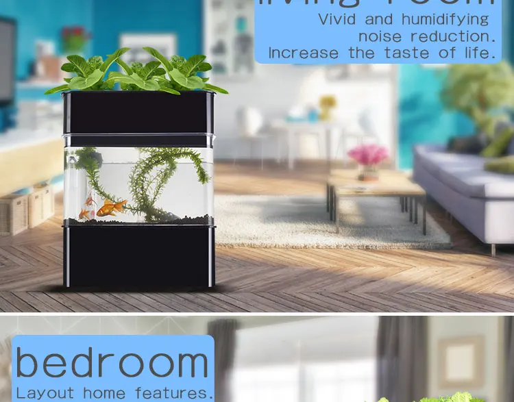 Plant new arrivals acrylic fish farming tank  Water Garden Fish Bowl Aquarium Tank  aquarium hydroponics hot best seller