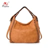 High Quality Sewing Stitching Line Hobo Bag Brown Shenzhen Sequence handbags