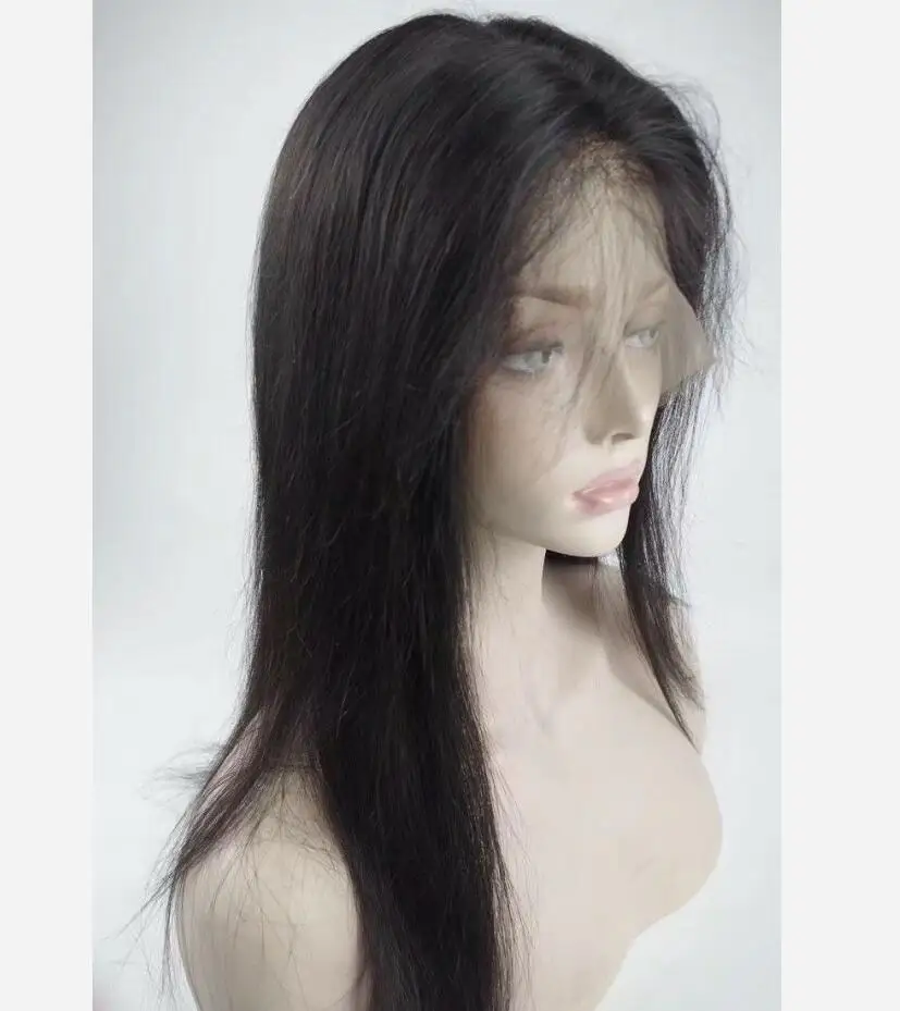 

8A grade full lace wig non remy 100% human hair cheap straight wholesale factory supply fast shipping density 130% 150% 180%