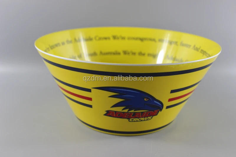 Inside and out side Printing Melamine salad bowl 6inch