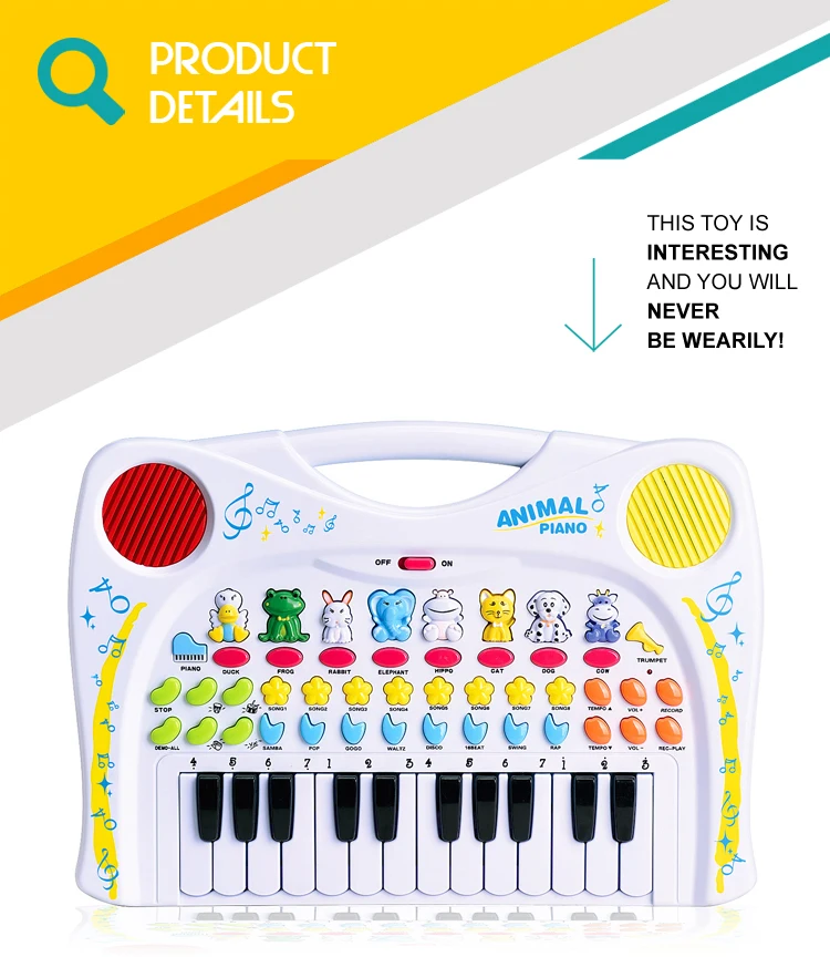 Battery Toys Game Animal Pattern Piano Keyboard Toddler Musical Instruments Buy Toddler Musical Instruments Toddler Piano Keyboard Battery Piano Keyboard Product On Alibaba Com