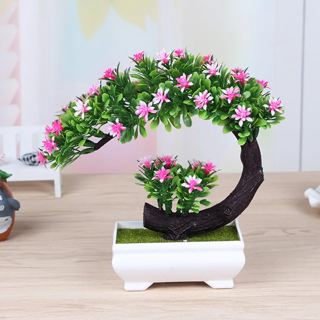 Artificial Plants Trees Bonsai Flower Plastic Bonsai Tree Buy Artificial Plants Trees Bonsai Flower Plastic Bonsai Tree Product On Alibaba Com