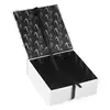 wholesale clamshell style presentation paper over board luxury box evening dress packaging