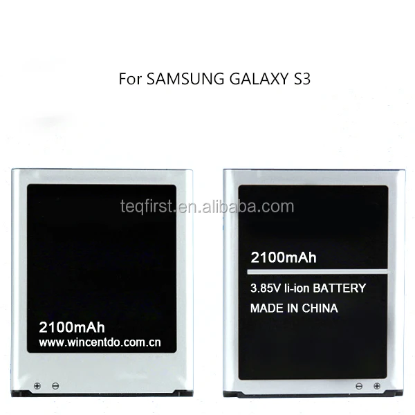 OEM replacement battery 2100mAh mobile phone Li-ion battery for Samsung I9300 GALAXY S3 I9308 L710 I535