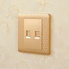 golden color BIHU brand tel plug rj11 rj45 connector wall socket