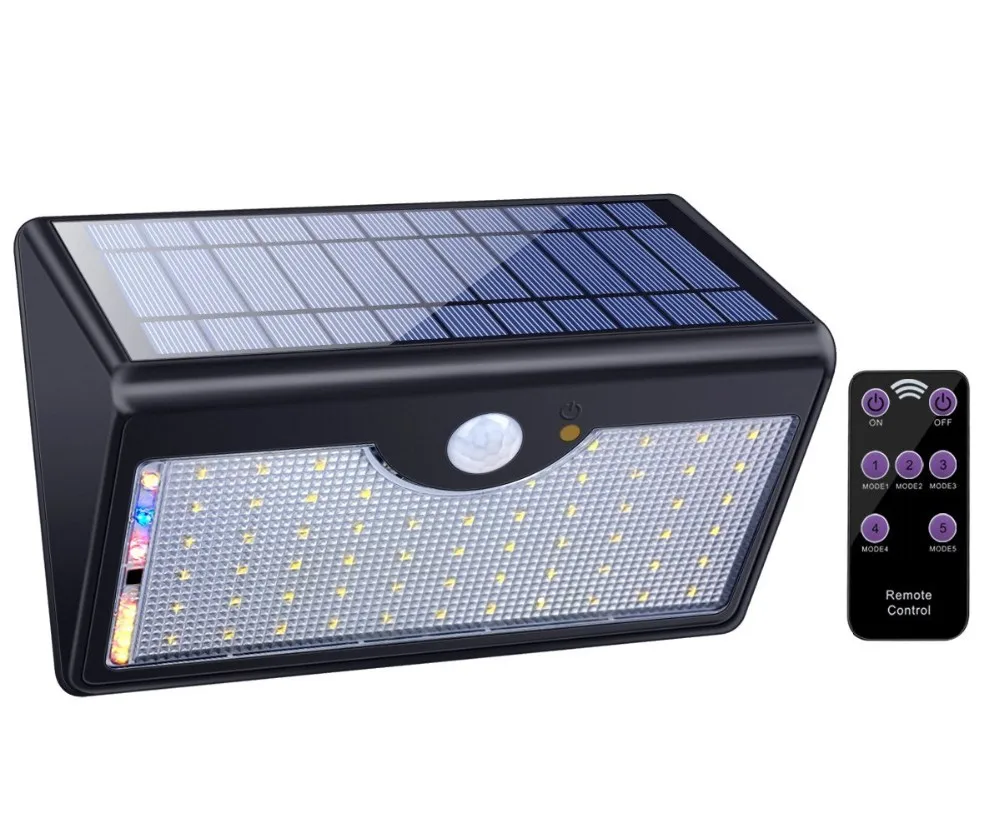 Microwave sensor ip65 waterproof garden 9w 6w solar led wall light LED solar light