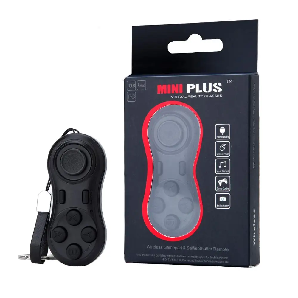

hot!!!!2019 Mini Bluetooth Gamepad Remote Control Game Controller, Black