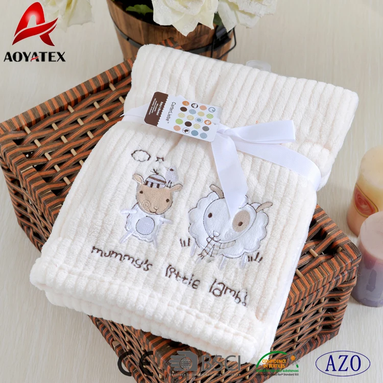 thick fleece baby blanket