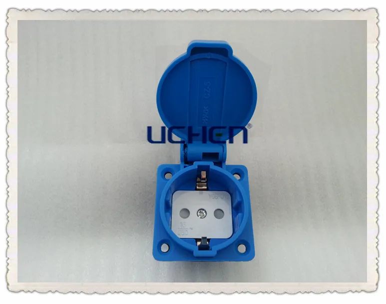 16a Germany Waterproof Socket Ip44