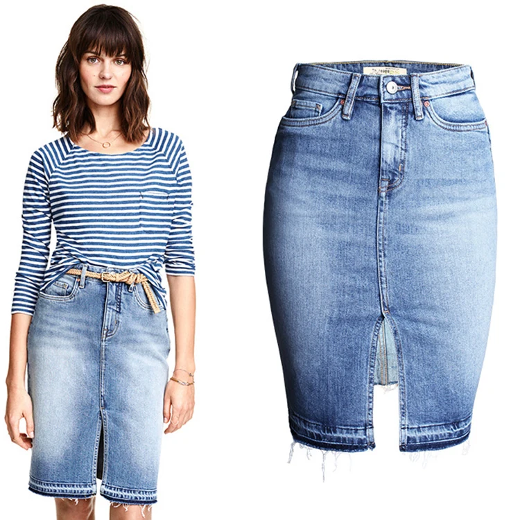 2021 New Style High Quality Tight Jeans Dress Denim Jeans Skirts Large Size Women Jeans