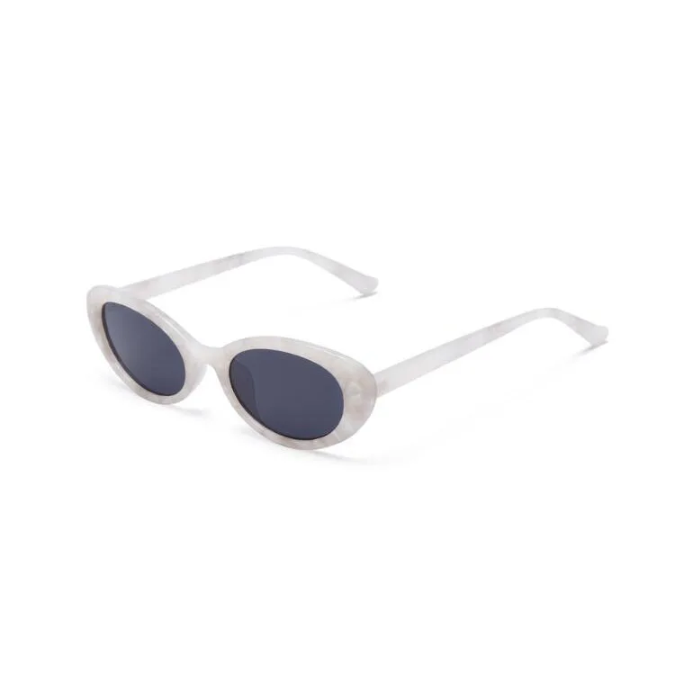 

Wholesale New Fashion Personality Shell Eye Protection Women White Small Sunglasses, Custom colors