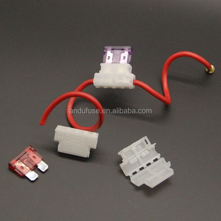 Qiying ATO Plug-in Fuse Box 12 Pieces Car Fuse Holder
