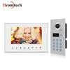Fast Shipping video intercom 7 inch memory video doorphone With Stainless Steel Call Panel