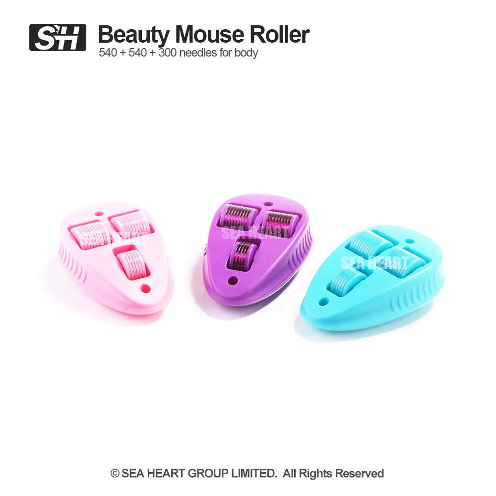 

540+540+300 Micro needles oem beauty mouse roller for skin