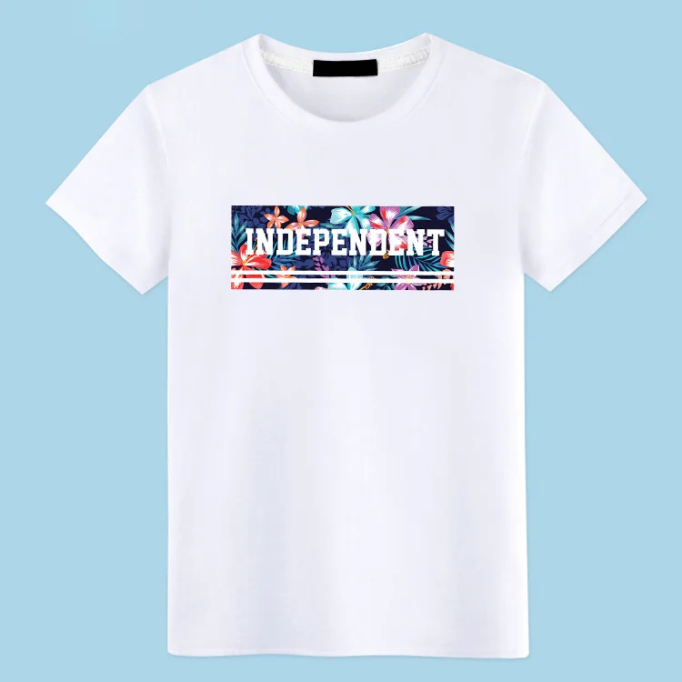 

OEM Vinyl print Crew Neck Custom T Shirt Men