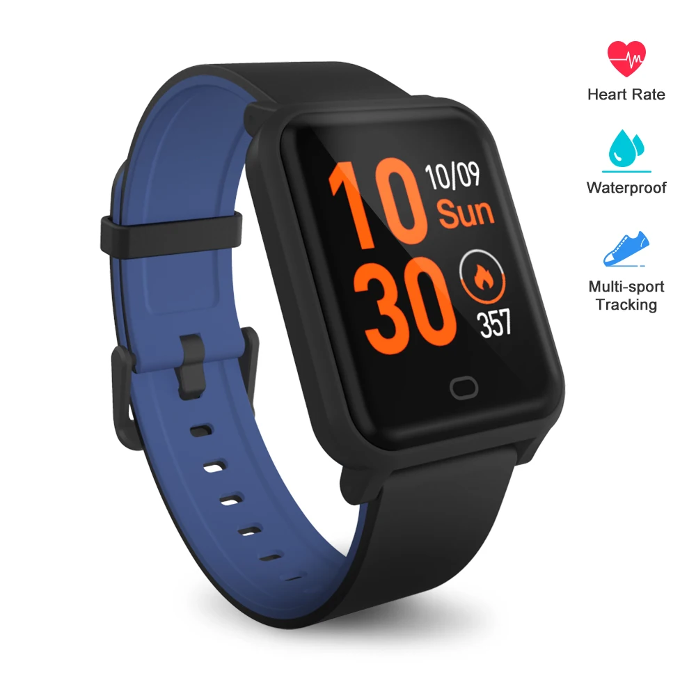 

Waterproof Real Time Heart Rate Sports Sleep Monitor Pedometer Fitness fitnessTracker smart wristband