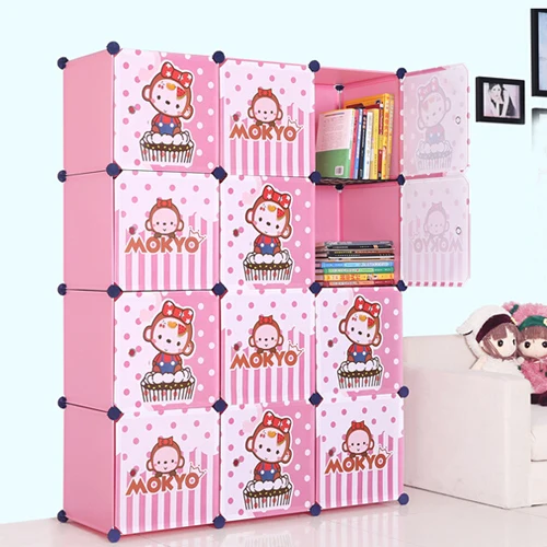 Portable Closets For Clothes Wardrobe Freestanding Cute Cartoon Portable Closets For Clothes Wardrobe Freestanding Cute Cartoon Storage Organize