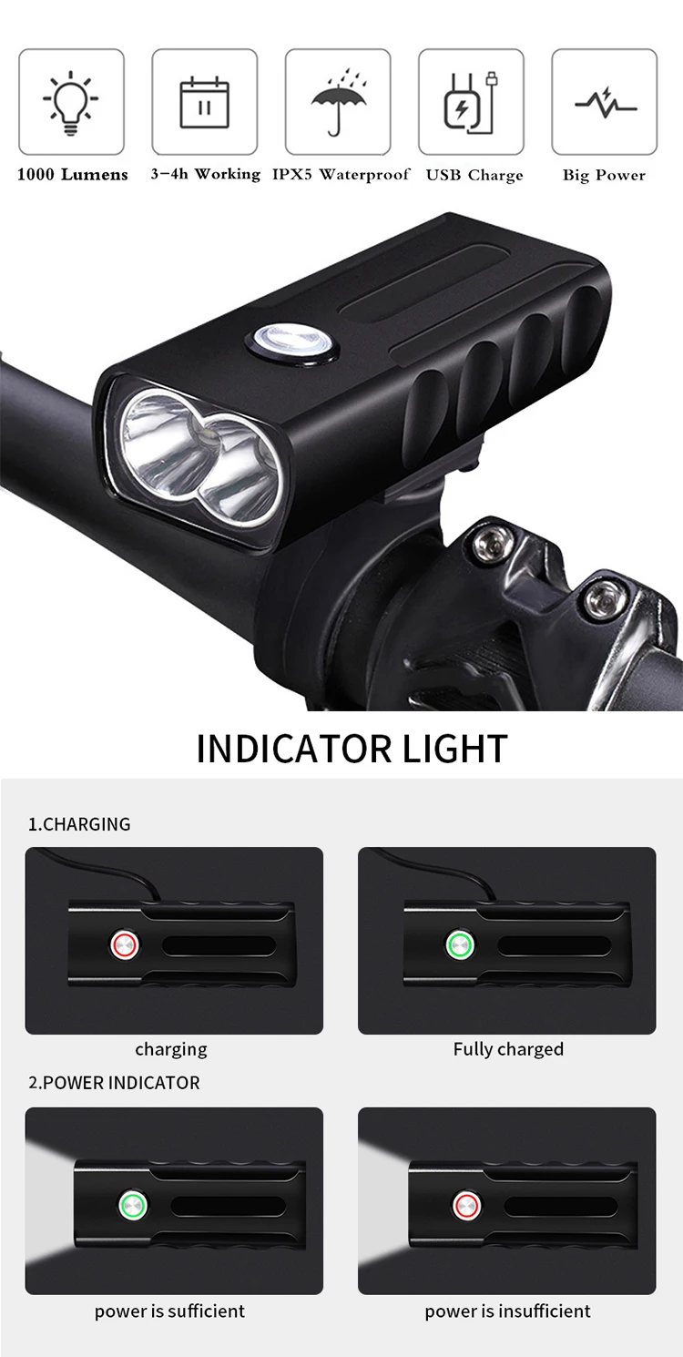 Bike bicycle light